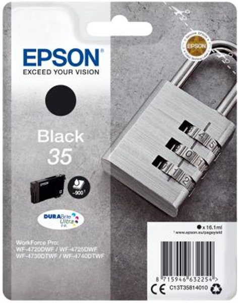 Original Tinte Epson T3581 / 35, ca. 900 S., schwarz 
