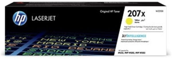 Original Toner HP 207X / W2212X, ca. 2.450 S., gelb 