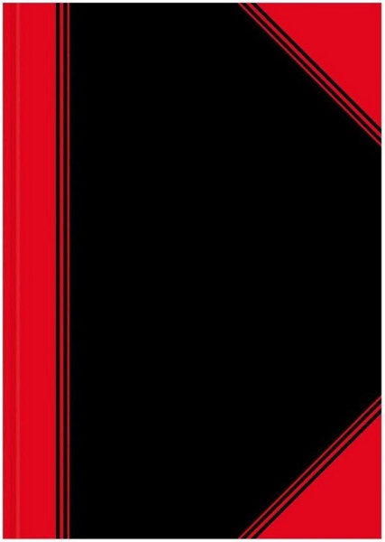 Chinakladde A4, 96 Blatt Notizblock 60g Papier kariert, holzfrei fester Einband