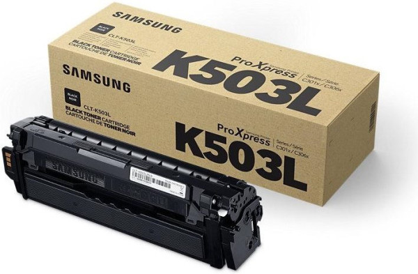 Original Toner HP-Samsung CLT-K503L / SU147A, ca. 8.000 S., schwarz 