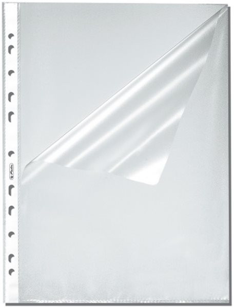 Prospekthüllen A4 0.055mm Standard oben & seitlich offen Herlitz dokumentenecht