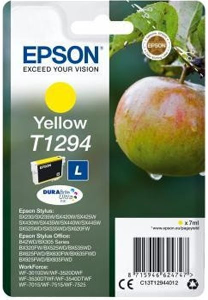 Original Tinte Epson T1294, ca. 560 S., gelb 