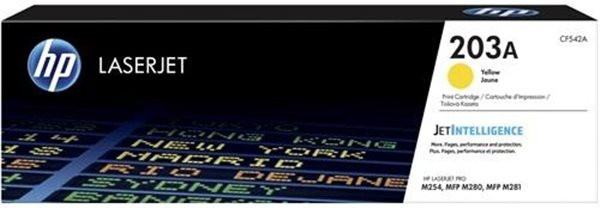 Original Toner HP 203A / CF542A, ca. 1.300 S., gelb 