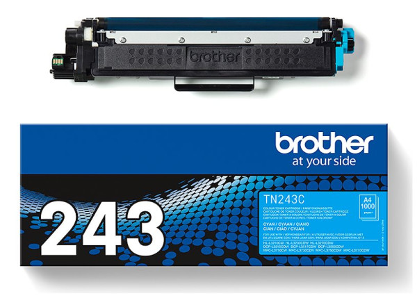 Original Toner Brother TN-243C, ca. 1.000 S., cyan 