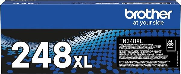 Original Toner Brother TN-248XLBK, ca. 3.000 S., schwarz