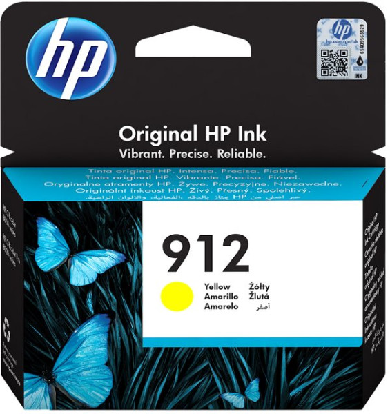 Original Tinte HP 912 / 3YL79AE, ca. 315 S., gelb