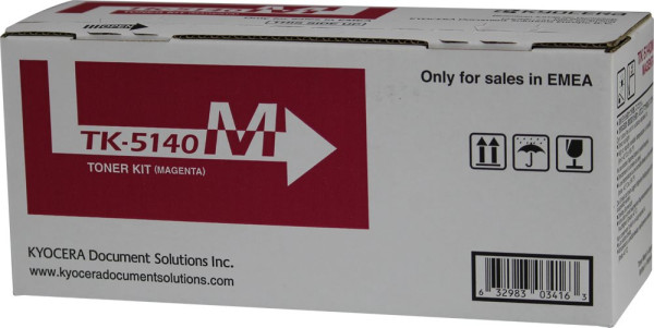 Original Toner Kyocera TK-5140M, ca. 5.000 S., magenta