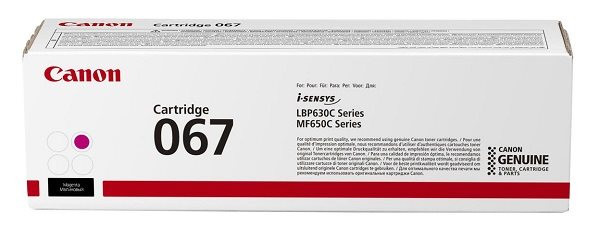 Original Toner Canon 067 / 5100C002AA, ca. 1.250 S., magenta