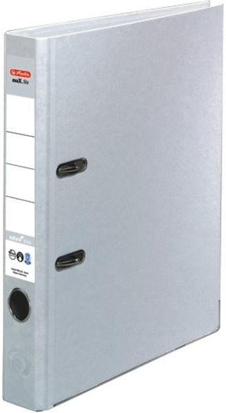 Ordner A4/5cm Pappe weiß Herlitz maX.file nature plus mit Kantenschutz