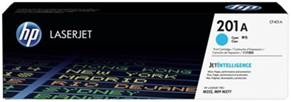 Original Toner HP 201A / CF401A, ca. 1.400 S., cyan 