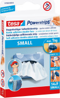 tesa Powerstrips Small 14 Stück, optimaler Halt auf glatten Oberflächen bis 1 kg  tesa Powerstrips Small 14 Stück, optimaler Halt auf glatten Oberflächen bis 1 kg