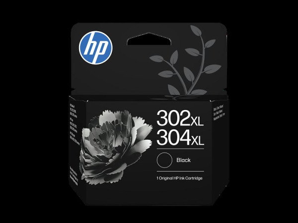 Original Tinte HP 302/304XL / B7RT9AE, ca. 300 S., schwarz 