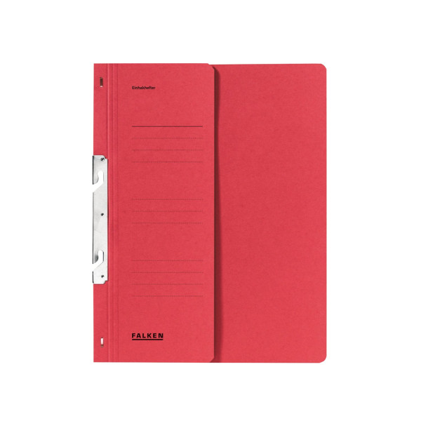 Einhakhefter A4 1/2 Deckel Falken kaufm. Heftg. rot 