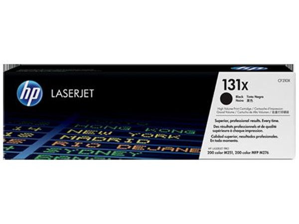 Original Toner HP 131X / CF210X, ca. 2.400 S., schwarz 