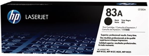 Original Toner HP 83A / CF283A, ca. 1.500 S., schwarz