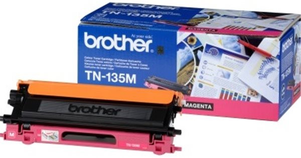 Original Toner Brother TN-135M, ca. 4.000 S., magenta