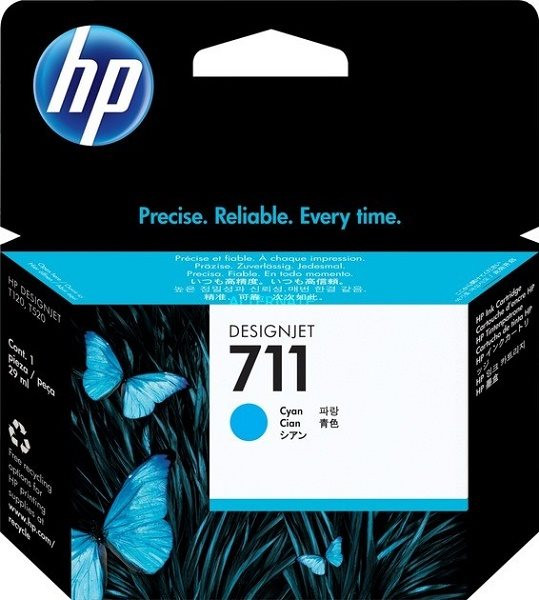 Original Tinte HP 711 / CZ130A, 29 ml, cyan