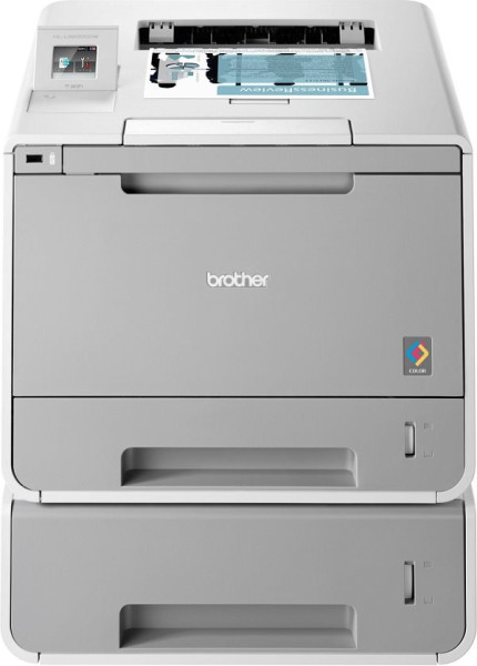 Brother HL-L9200CDWT Farblaserdrucker gebraucht, <15.000S., neue Supplies
