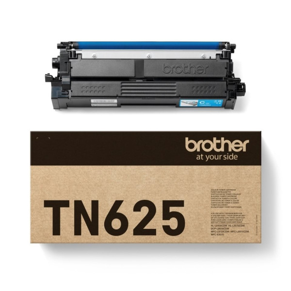 Original Toner Brother TN-625C, ca. 1.800 S., cyan 