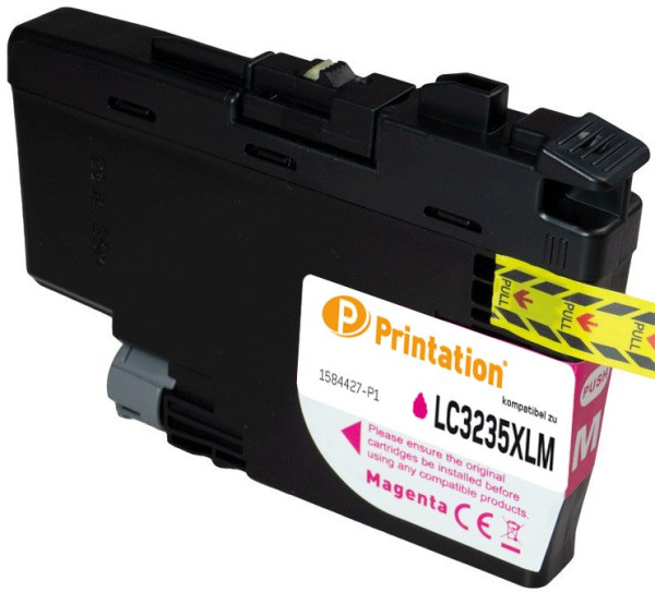Printation Tinte ersetzt Brother LC-3235XLM, ca. 5.000 S., magenta