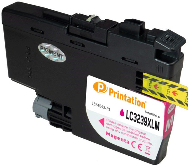 Printation Tinte ersetzt Brother LC-3239XLM, ca. 5.000 S., magenta