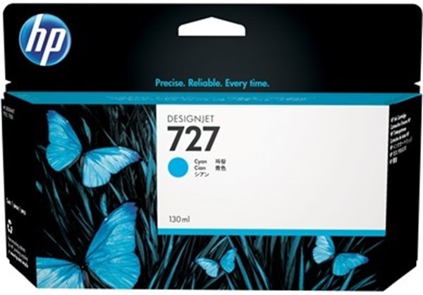 Original Tinte HP 727 / B3P19A, 130 ml, cyan 