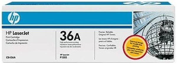Original Toner HP 36A / CB436A, ca. 2.000 S., schwarz