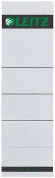 Rückensteckschild breit grau Leitz (1607-00-85) für Ordner 1010 