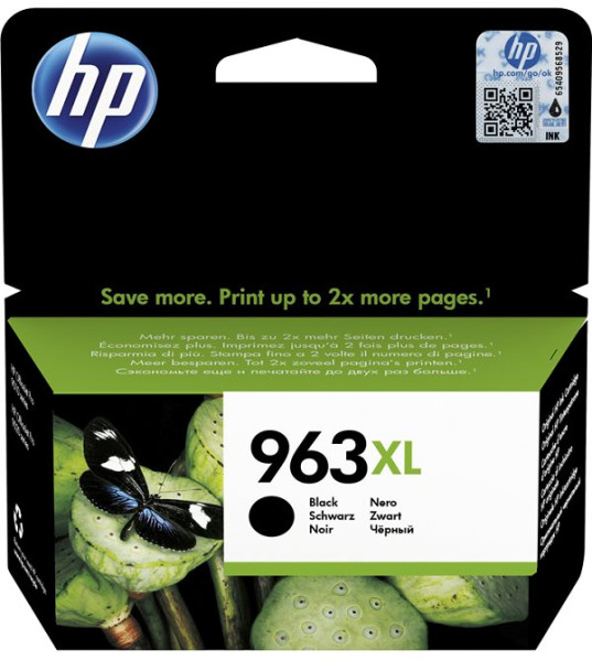 Original Tinte HP 963XL / 3JA30AE, ca. 2.000 S., schwarz 