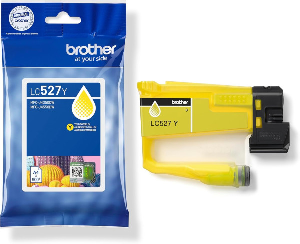 Original Tinte Brother LC-527Y, ca 900 S., gelb 