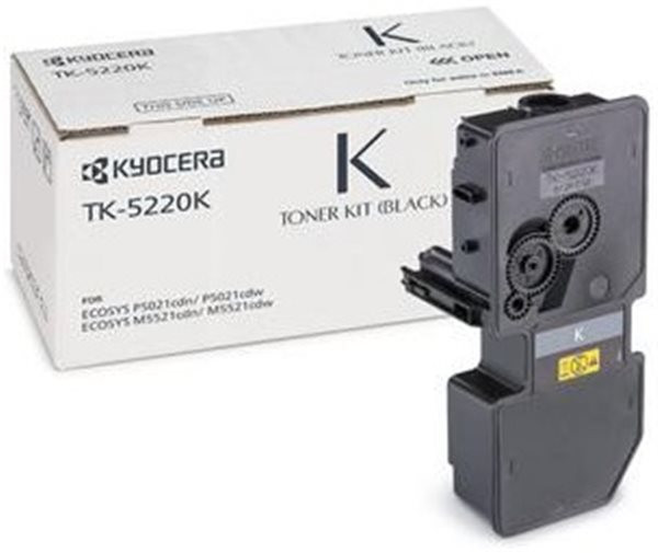 Original Toner Kyocera TK-5220K, ca. 1.200 S., schwarz