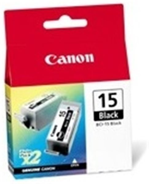 Original Tinte Canon BCI-15BK, ca. 80 S., schwarz