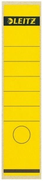 Rückenklebeschild lang + breit Leitz gelb (1640-00-15) 