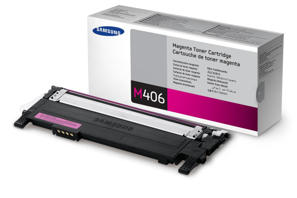 Original Toner HP-Samsung CLT-M406S / SU252A, ca. 1.000 S., magenta 