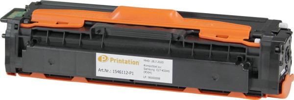 Printation Toner ersetzt HP-Samsung CLT-K504S / SU158A, ca. 2.500 S., schwarz