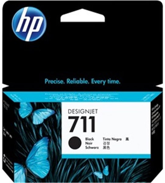 Original Tinte HP 711 / CZ129A, 38 ml, schwarz 