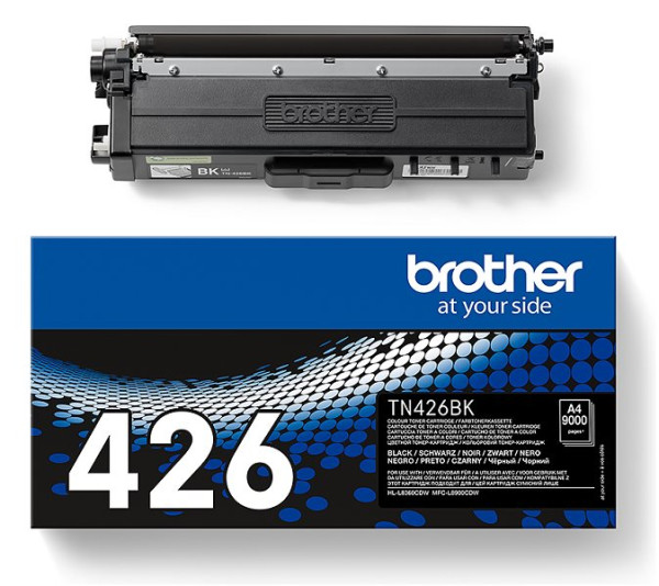 Original Toner Brother TN-426BK, ca. 9.000 S., schwarz