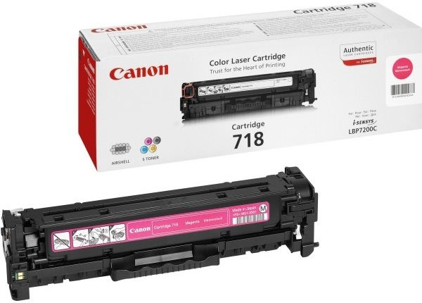 Original Toner Canon 718M / 2660B002, ca. 2.900 S., magenta 