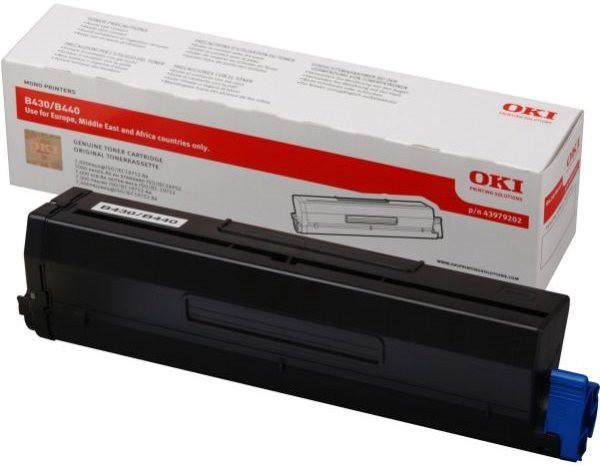 Original Toner OKI 43979202 (z.B. B430), ca. 7.000 S., schwarz 