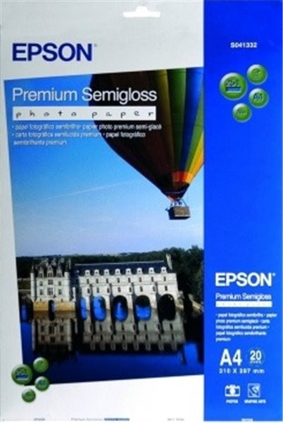 Epson Fotopapier (Semigloss) A4 250g - nur für Tintenstrahlgeräte geeignet 