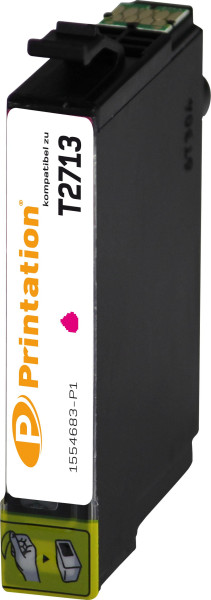Printation Tinte ersetzt Epson 27XL / T2713, ca. 1.100 S., magenta