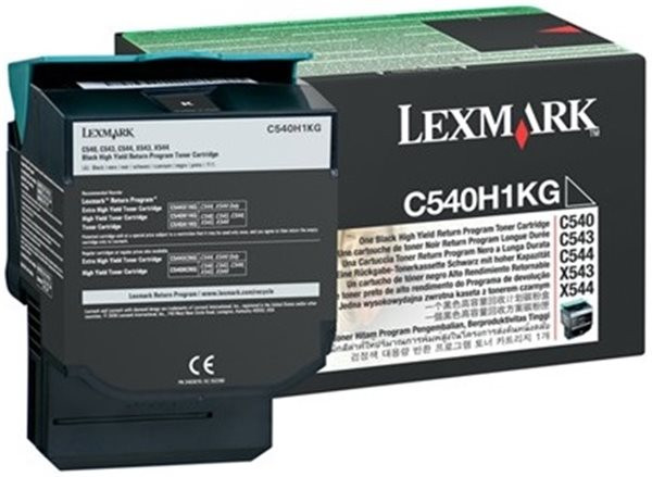 Original Toner Lexmark C540H1KG, ca. 2.500 S., schwarz 