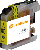 Printation Tinte ersetzt Brother LC-12EY, ca. 1.200 S., gelb 