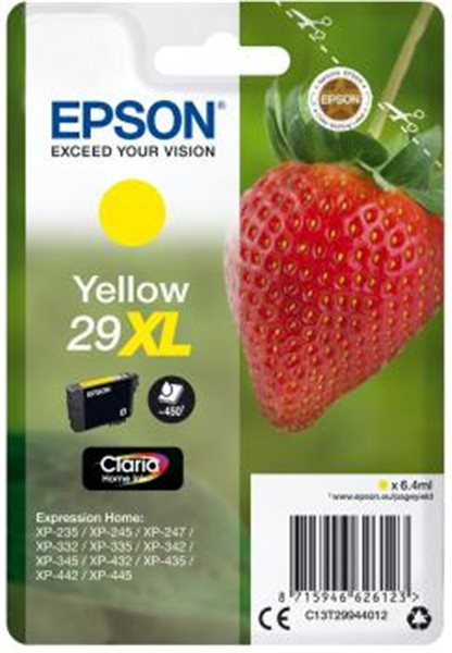 Original Tinte Epson T2994 / 29XL, ca. 450 S., gelb 