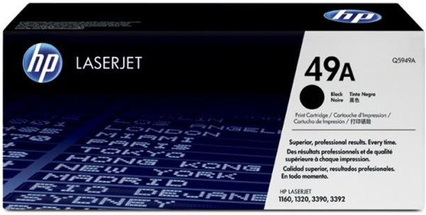 Original Toner HP 49A / Q5949A, ca. 2.500 S., schwarz
