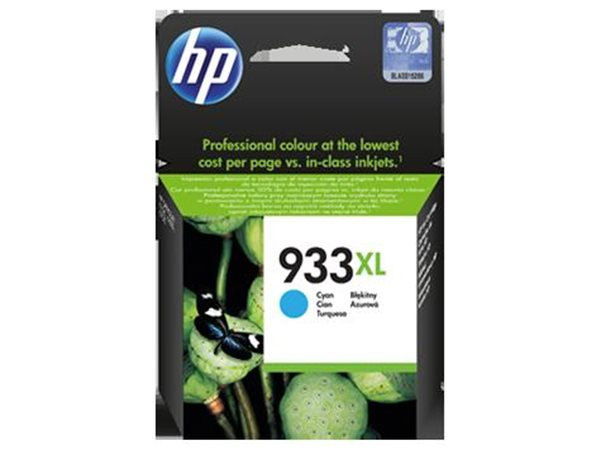 Original Tinte HP 933XL / CN054AE, ca. 825 S., cyan, MHD abgelaufen 