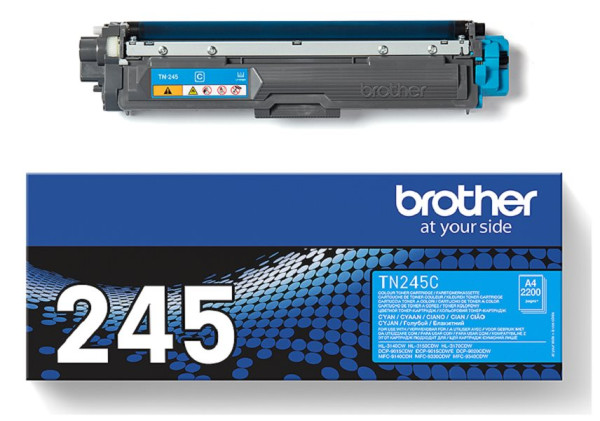 Original Toner Brother TN-245C, ca. 2.200 S., cyan