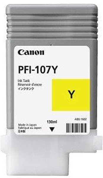 Original Tinte Canon PFI-107Y, 130 ml, gelb 