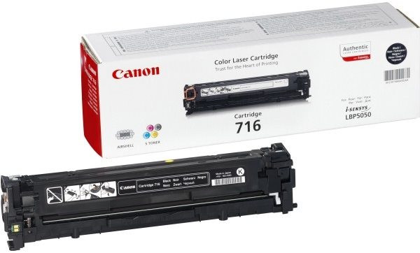 Original Toner Canon 716 / 1980B002, ca. 2.300 S., schwarz 