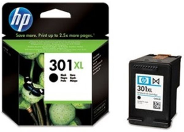 Original Tinte HP 301XL / CH563EE, ca. 480 S., schwarz